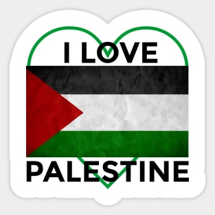 I LOVE PALESTINE Sticker